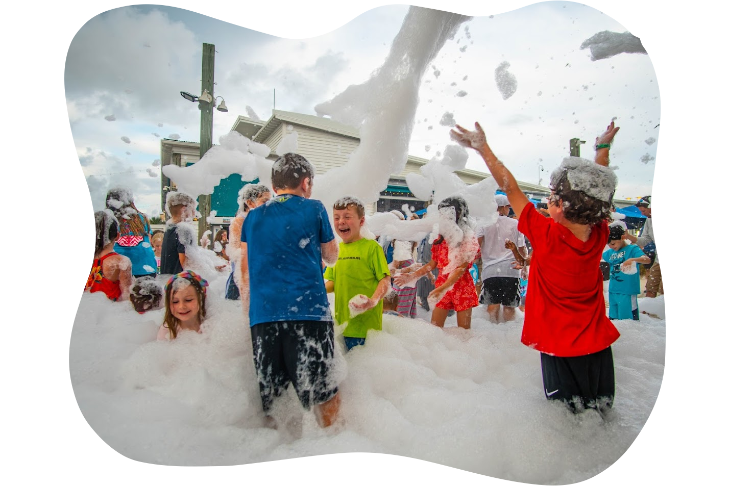 Free Foam Parties Every Hour!